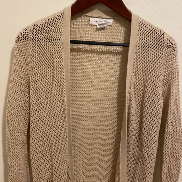 Workshop Republic Clothing Sweaters - Crochet semi long cardigan